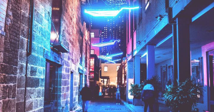 Nightlife - Turned-on Street Lights