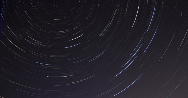 Nature Trails - Time Lapse Photo of Stars on Night